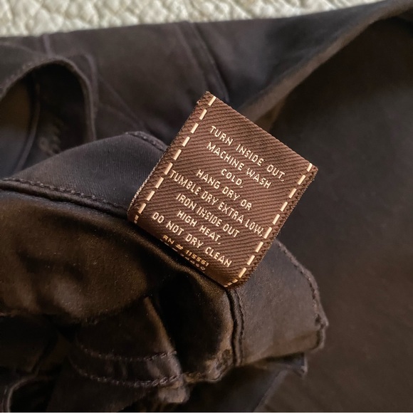 EUC 7FAMK Black Denim Flare Pants Sz 28 - Picture 13 of 13